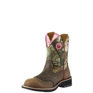 ARIAT CAMO FATBABY COWGIRL WOMEN'S WESTERN BOOT-10006854