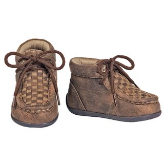 M&F WESTERN CARSON TODDLER BROWN KID'S WESTERN CASUAL SHOES-4410902