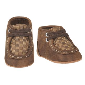 M&F CARSON BABY BUCKER BROWN KID'S WESTERN CASUAL SHOES-4424802