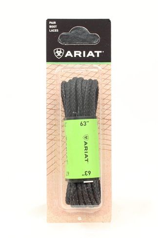 ARIAT WAXED BLACK LACES-A2300601