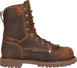 CAROLINA GRIZZLY WP EH BOOT MEN'S UNIFORM 8" LACE UP BOOT-CA8028