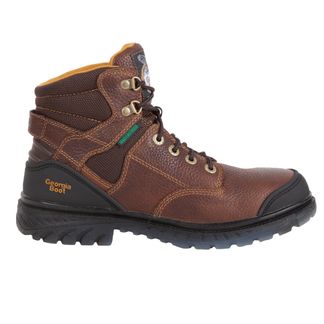 GEORGIA BROWN MEN'S WORK STEEL TOE 6" LACE UP BOOT-G086