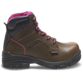 WOLVERINE MERLIN WOMEN'S WORK COMP TOE 6" LACE UP BOOT-W10383