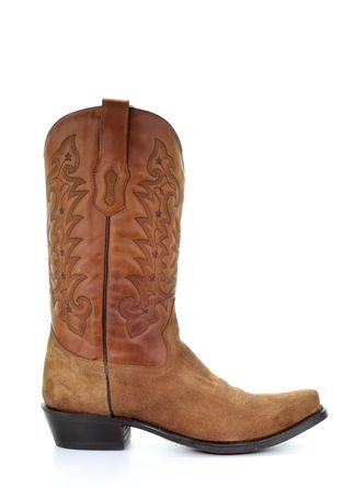 CORRAL HONEY SUEDE MEN'S WESTERN BOOT-A3694