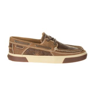 DURANGO MUSIC CITY EMBOSSED BOAT MOC WOMENS CASUAL SHOES-DRD0233