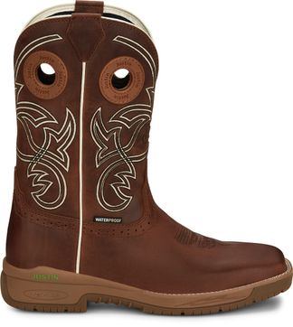 JUSTIN NITREAD SPICE BROWN MEN'S WORK PULL ON BOOT-CR3200
