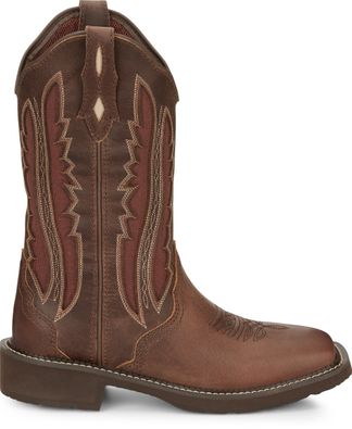 JUSTIN PAISLEY SPICE BROWN WOMEN'S WESTERN BOOT-GY2801