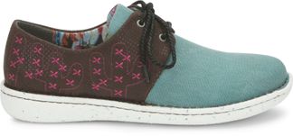 JUSTIN CAC-TIE TURQUOISE WOMEN'S CASUAL SHOE-JL141