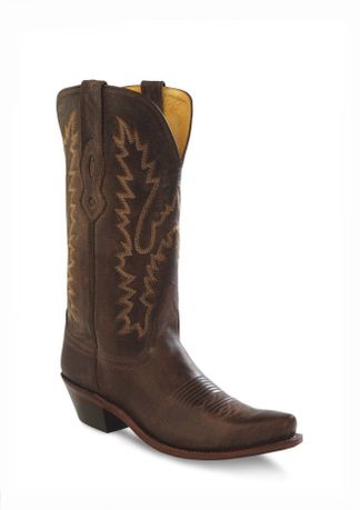 OLD WEST BROWN CANYON 12" SNIP TOE WOMEN'S WESTERN BOOT-LF1534