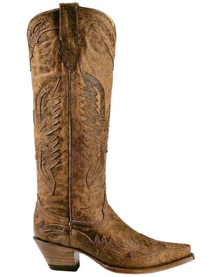 CORRAL EAGLE OVERLAY & WINGTIP DESIGN WOMEN'S WESTERN BOOT-R2295