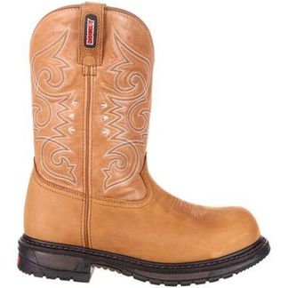 ROCKY ORIGINAL RIDE WP WOMENS WORK COMP TOE PULL ON BOOT-RKW0175