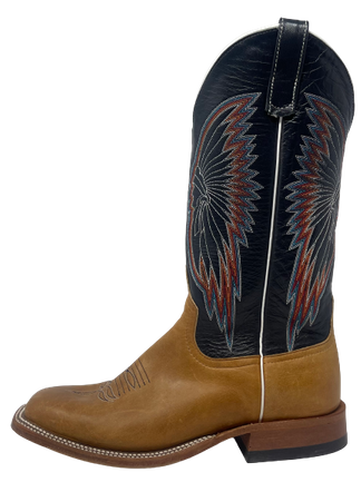 ANDERSON BEAN BURNISHED CRAZY HORSE MEN'S WESTERN BOOT-S3007