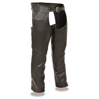 SHAF JEAN POCKETS MEN'S MOTORCYCLE LEATHER CHAP-SH1101