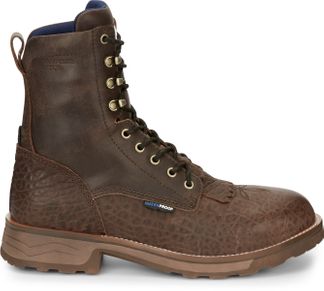 TONY LAMA TIMBER MEN'S WORK COMP TOE 8" LACE UP BOOT-TW3418