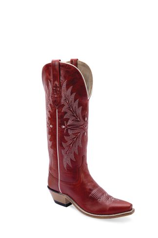 OLD WEST RED SNIP TOE WOMEN'S WESTERN BOOT-TS1551