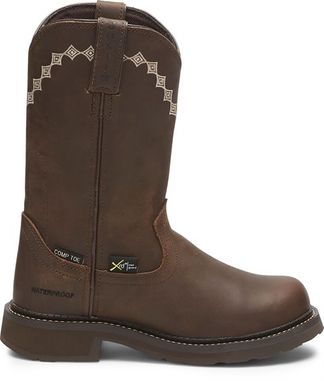 JUSTIN LANIE WP WOMEN'S WORK COMP TOE PULL ON BOOT-WKL9994