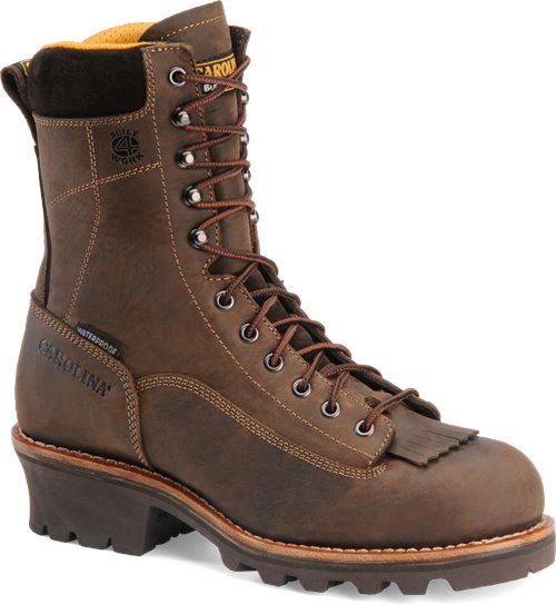 CAROLINA BIRCH WP MEN'S WORK SOFT TOE LOGGER BOOT-CA7022 | Chuck's Boots