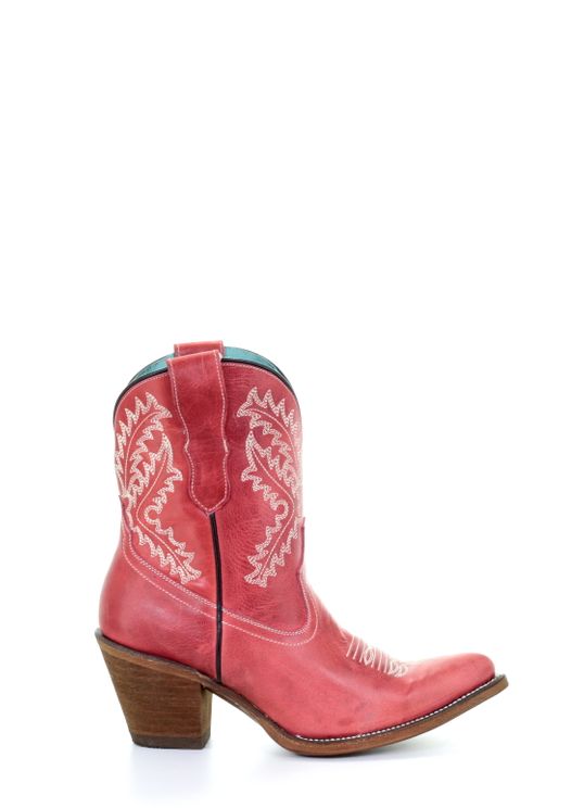 Corral Red Ankle Boot