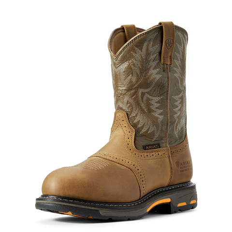 ARIAT WORKHOG H2O MEN'S WORK COMP TOE PULL ON BOOT-10008635 | Chuck's Boots