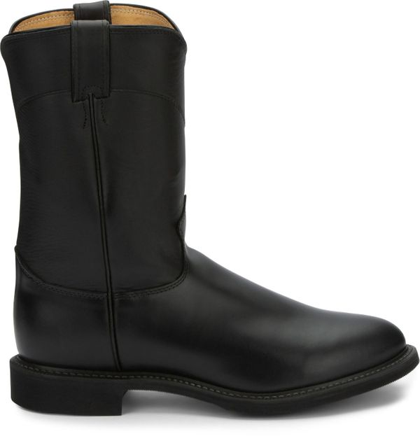 JUSTIN BLACK MELO-VEAL MEN'S WESTERN BOOT-3170 | Chuck's Boots