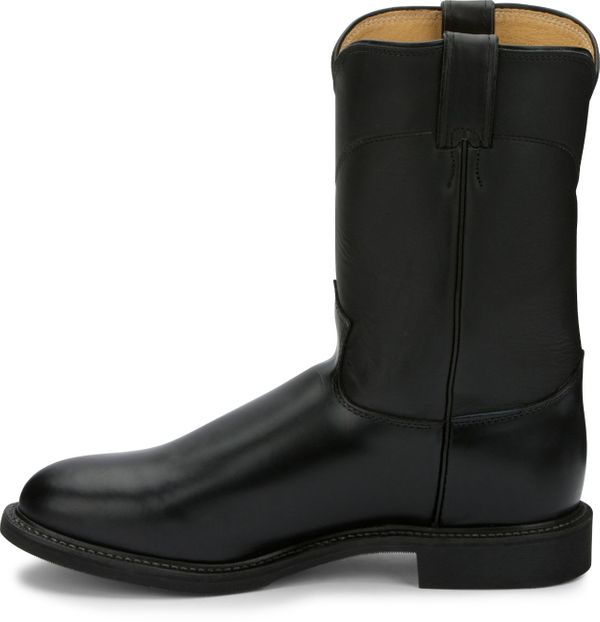 JUSTIN BLACK MELO-VEAL MEN'S WESTERN BOOT-3170 | Chuck's Boots