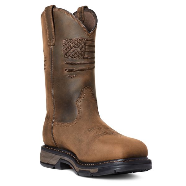 ARIAT WORKHOG XT WP MEN'S WORK COMP TOE PULL ON BOOT-10036002 | Chuck's ...