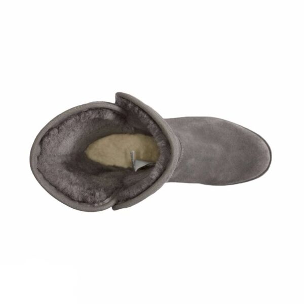 UGG AMIE GREY FLEECE LINED WOMEN'S CASUAL BOOT-1013428-GREY - Image 6