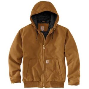 CARHARTT DUCK ACTIVE JAC MEN'S WORK OUTERWEAR-104050-BRN