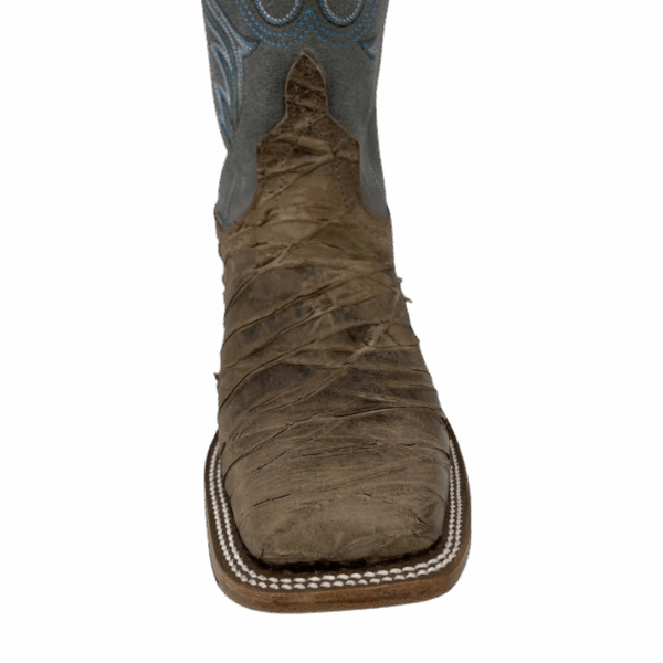 A look at the toe shape of an Anderson Bean Dirty Sasquatch Men's Western Boot.