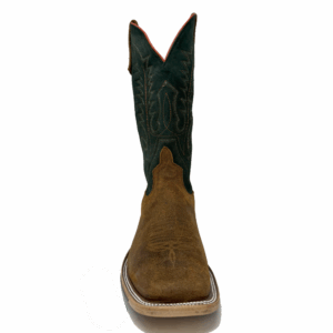 A forward facing look at an Anderson Bean Wheatbuck Waxy Kudu Men's Western Boot.