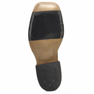 A look at the sole on a pair of Anderson Bean Wheatbuck Waxy Kudu Men's Western Boot.