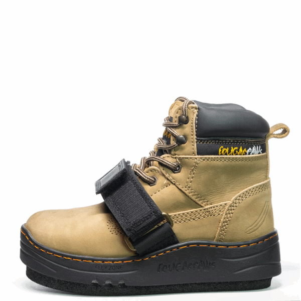 A look at the instep of a Cougar Paws Peak Performer Roofing Boot.