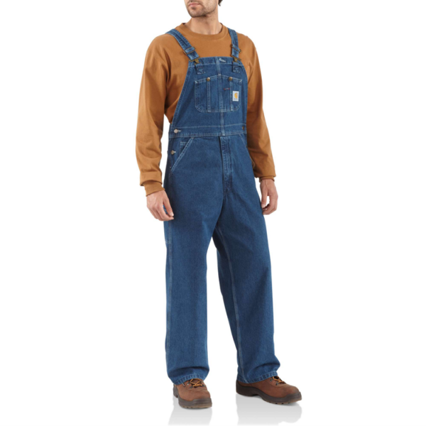CARHARTT BIB UNLINED MEN'S WORKWEAR JEANS/PANTS-R07-DST