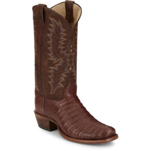 A 3/4 turned Tony Lama Alessandro 13" Caiman Men's Western Boot.