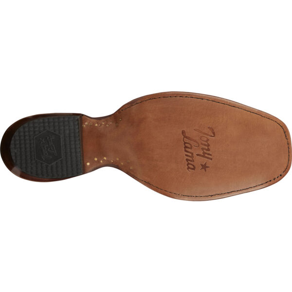 The sole of a Tony Lama Alessandro 13" Caiman Men's Western Boot.