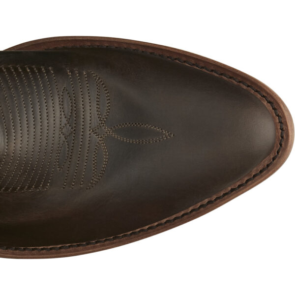 The toe shape of a Tony Lama Segar 12" Americana Men's Western Boot.