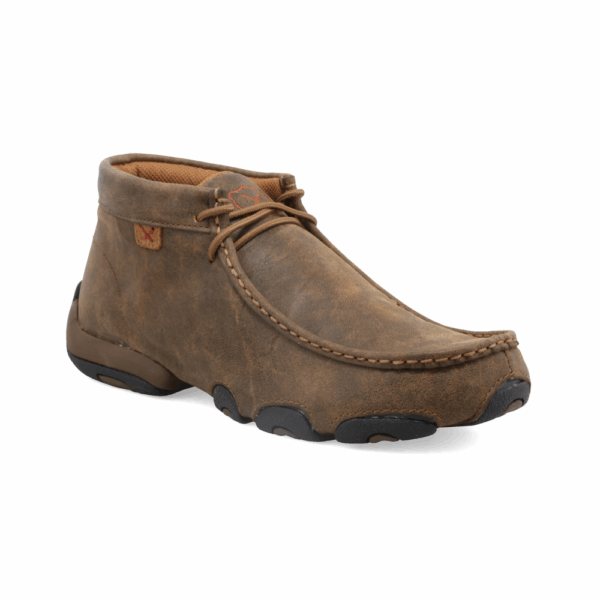 A 3/4 turned Twisted X Original Chukka Driving Moc Women's Casual Shoe.