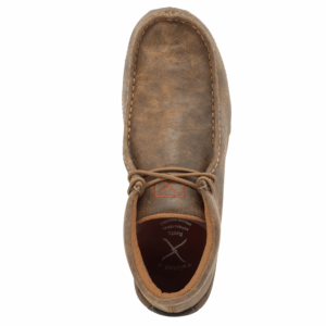 An overhead look at a Twisted X Original Chukka Driving Moc Women's Casual Shoe.