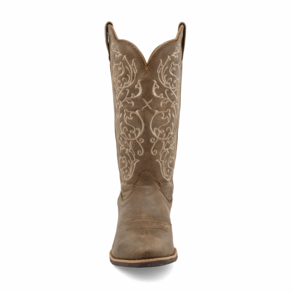 A forward-facing look at Twisted X Women's 12" Bomber Western Boot.