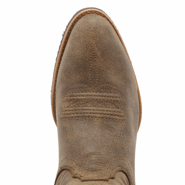 A look at the toe shape of a Twisted X Women's 12" Bomber Western Boot.