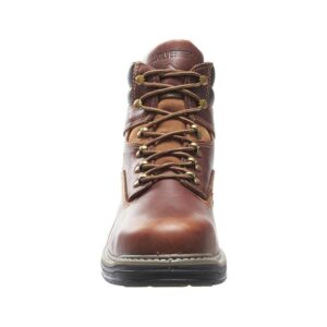 A forward facing look at the Wolverine Raider Men's Work Steel Toe 6