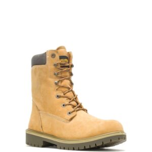 WOLVERINE GOLD WP MEN'S WORK SOFT TOE 8" LACE UP BOOT-W01195