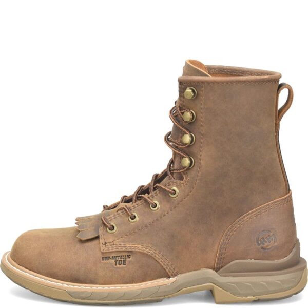 DOUBLE H RAID MEN'S WORK SOFT TOE 8" LACE UP BOOT-DH5394 - Image 2