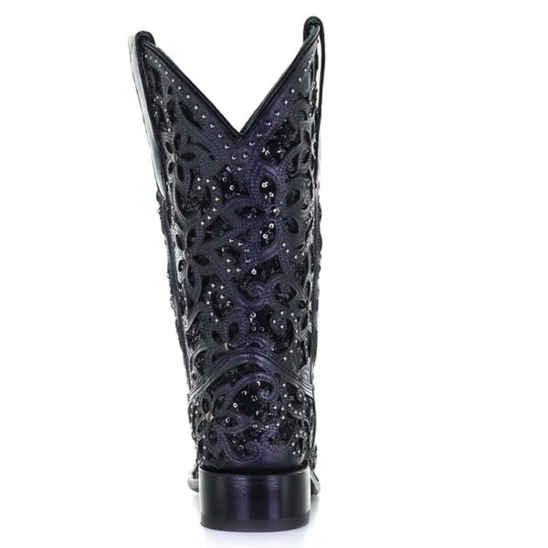 Black Inlay and Stitching with Studs Cowgirl - Image 3