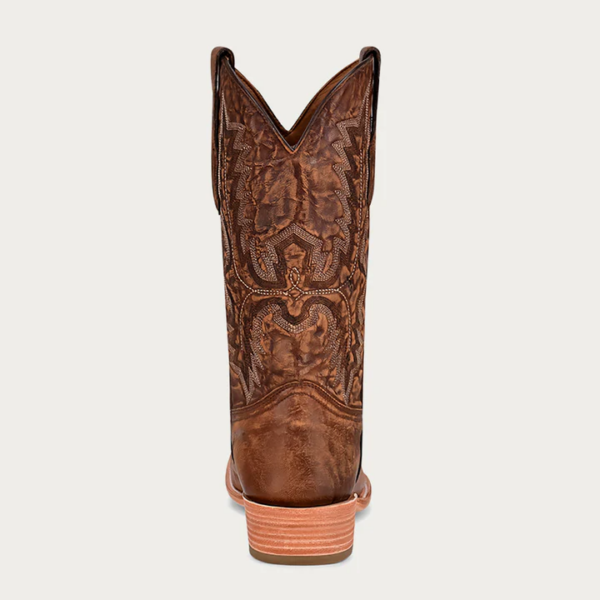 Brown Cowhide Embroidered Cowboy - Image 4