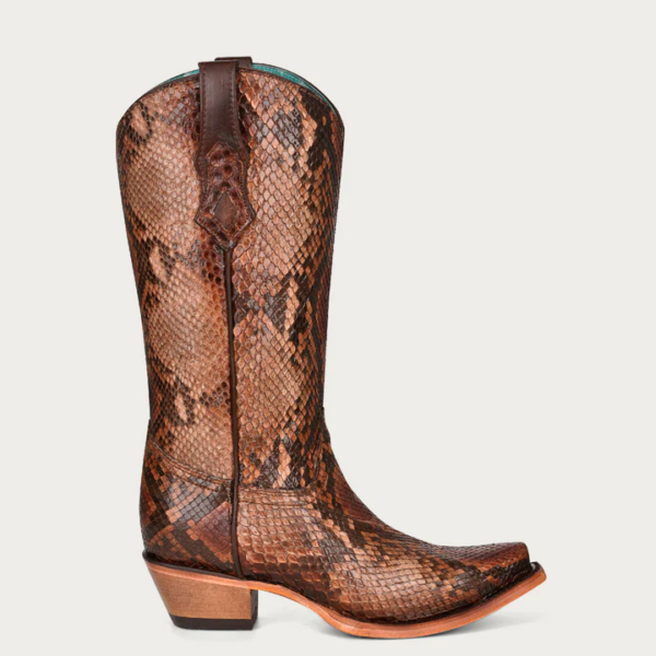 Genuine Full Brown Python Snip Cowgirl
