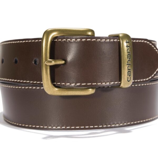 Carhartt Bridle Leather Debossed Metal Keeper Belt