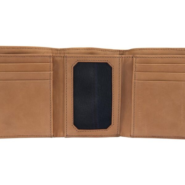 Carhartt Saddle Leather Trifold Wallet - Image 4