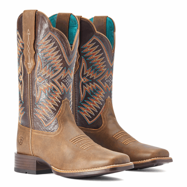 A pair of Ariat Odessa StretchFit Women's Western Boots.
