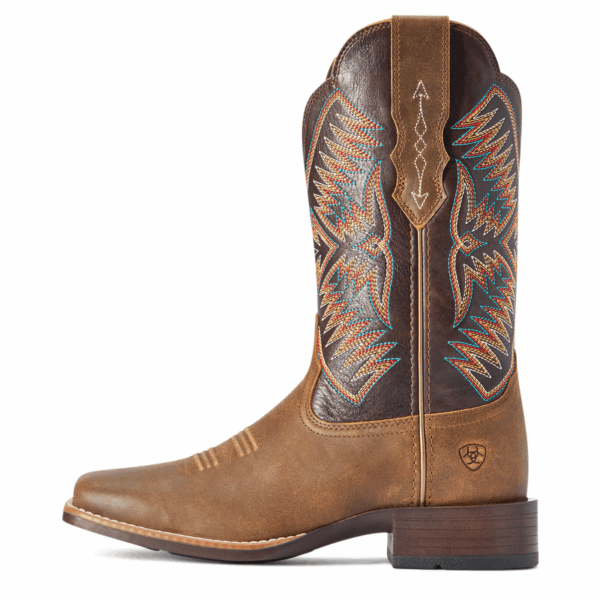 A left profile facing Ariat Odessa StretchFit Women's Western Boot.